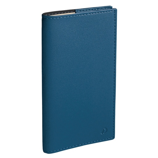[D94613] Agenda Planing Planital c/spirale 8,8x17cm Soho blu acciaio 2023 Quo Vadis