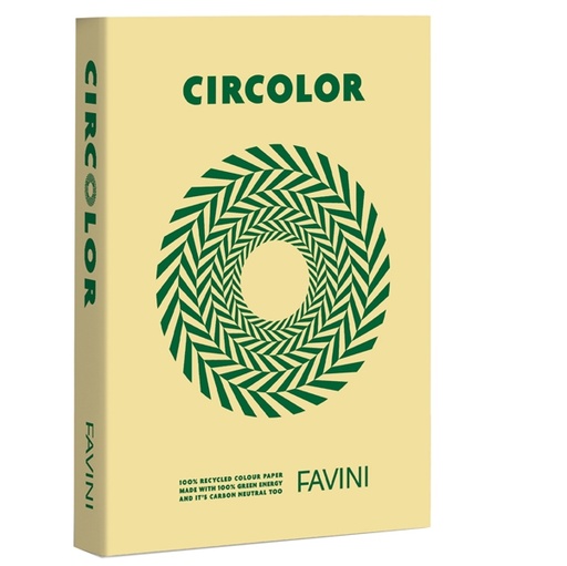 [D94628] Carta Circolor A4 80gr 500fg Camomille H10 (giallino) FAVINI