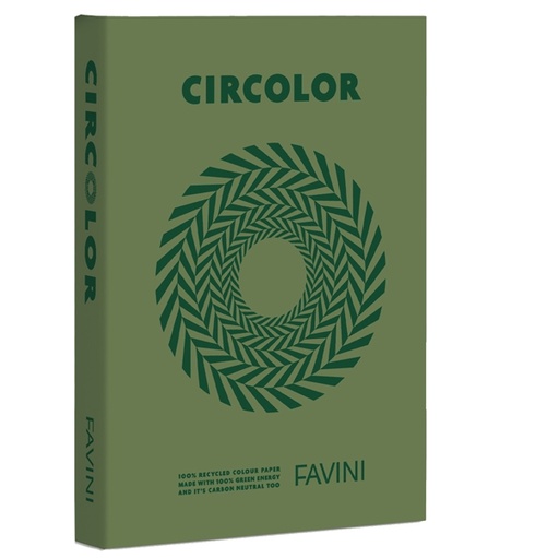 [D94634] Carta Circolor A4 80gr 500fg Rosemary H7 (verde) FAVINI