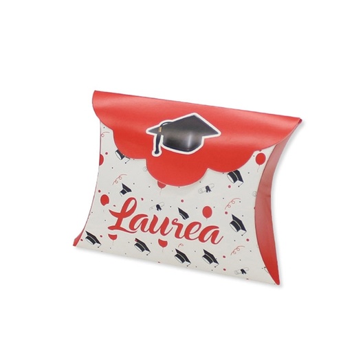[D94698] 25 scatoline portaconfetti 10x8x3cm Laurea Big Party