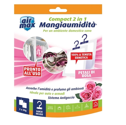 [D94801] Air Max 2 mangiaumidita' appendibile Compact 2 in 1 Petali di Rosa 50gr