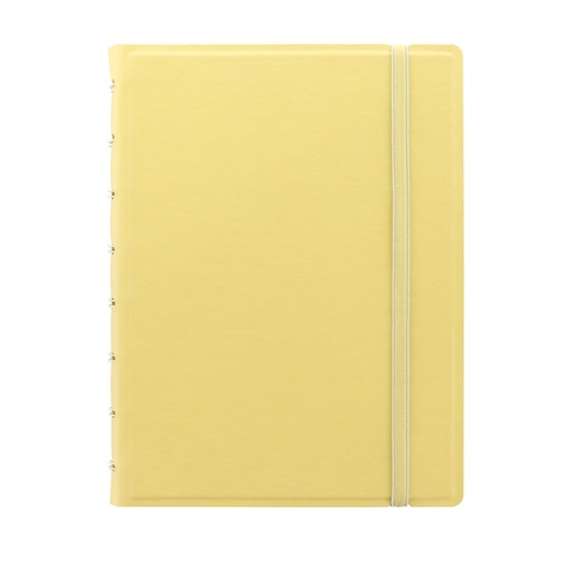 [D94809] Notebook f.to A5 a righe 56 pag. giallo limone similpelle Filofax