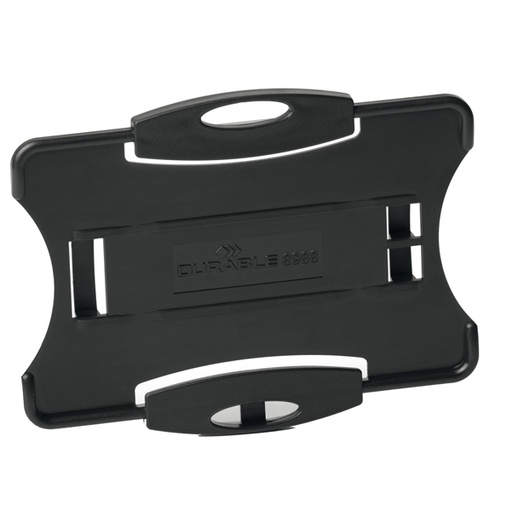 [D94834] 10 portabadge Eco per 1 tessera 57x87mm nero Durable