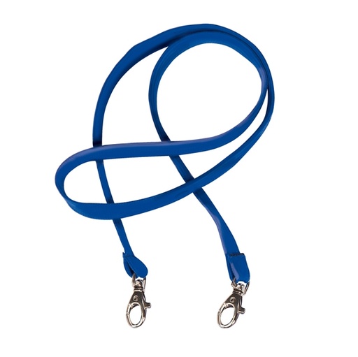[D94841] 50 Cordoncino Pass M in raso blu lungh. 85cm Sei Rota