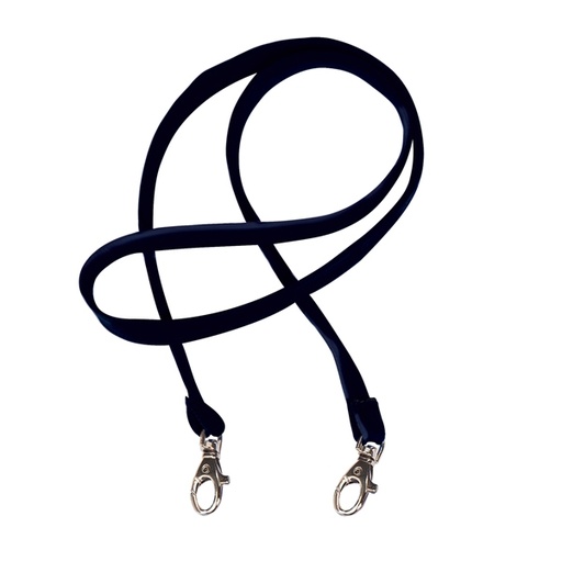 [D94842] 50 Cordoncino Pass M in raso nero lungh. 85cm Sei Rota