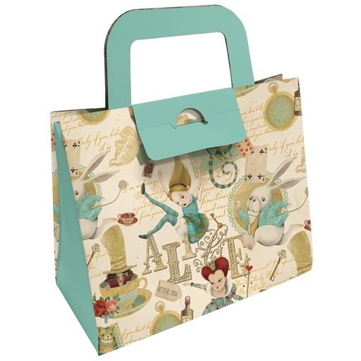 [D94861] Scatola portaoggetto 27x22,5x12,5cm fantasia Alice Kartos