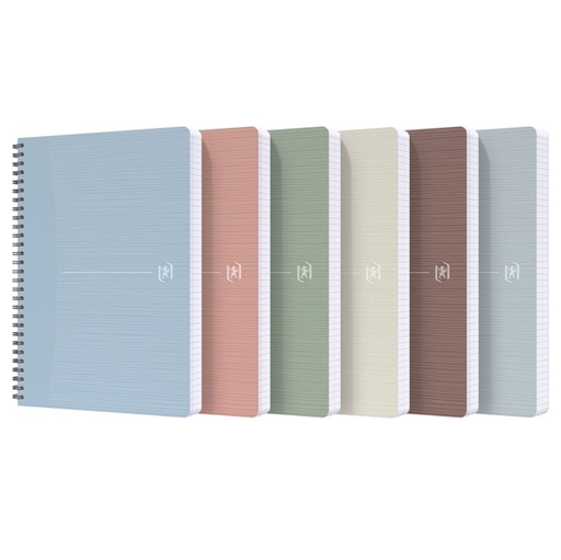 [D94883] Maxiquaderno Spiralato A4 1 rigo 180fg 90g colori ass. REC'UP OXFORD