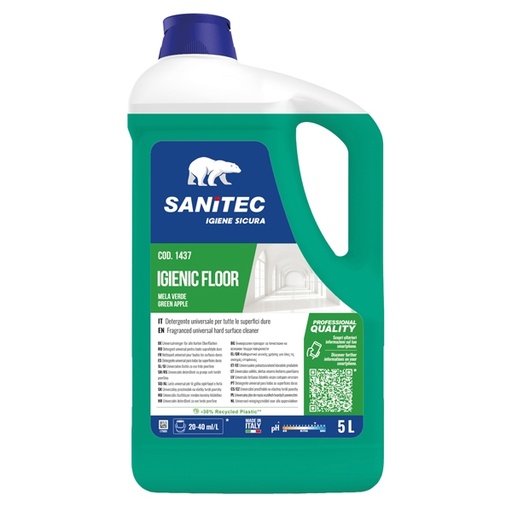 [D94897] Detergente Igienic Floor Mela Verde e bacche 5Lt Sanitec