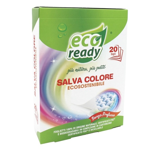 [D94904] 20 fogli Salvacolore Linea Eco Ready