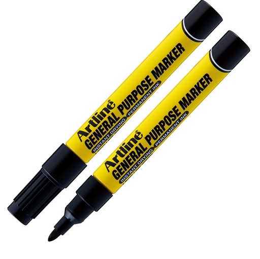 [D95027] Marcatore permanente speciale multiuso p. tonda 1,5mm nero artline