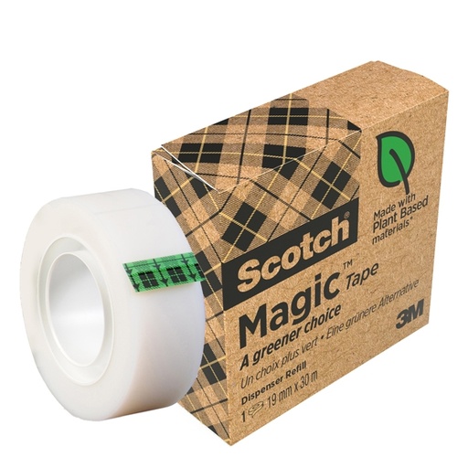 [D95032] Nastro adesivo Scotch(R) Magic™ 900 green 19mmX30mt