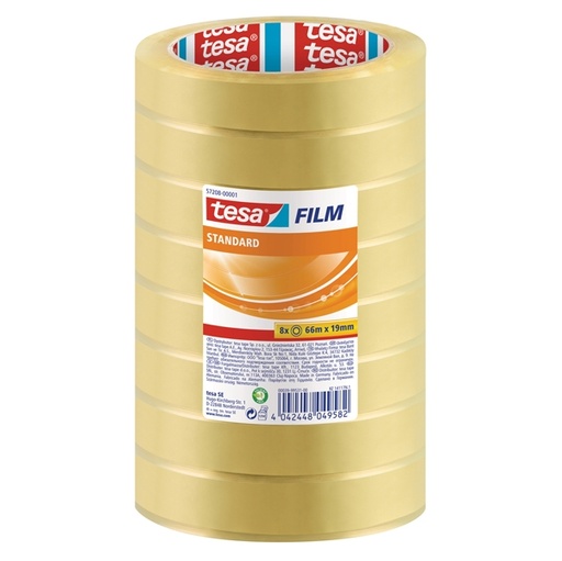 [D95042] Torre 8 nastri adesivi tesafilm 66mx19mm Tesa