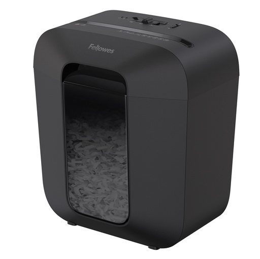 [D95080] Distruggidocumenti a frammenti LX-25 nero Fellowes