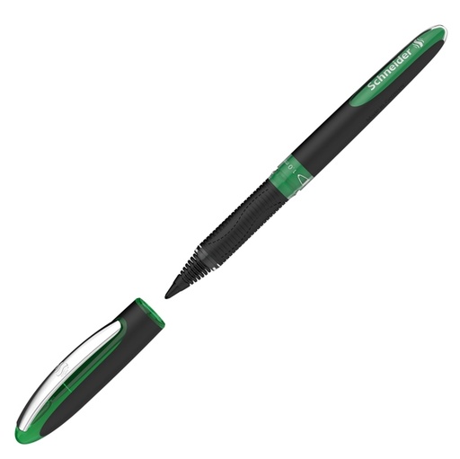 [D95120] Roller ONE SIGN punta Ultra-smooth 1.0mm verde Schneider