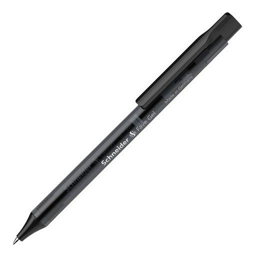 [D95121] Penna gel Fave punta 0.4mm nero Schneider