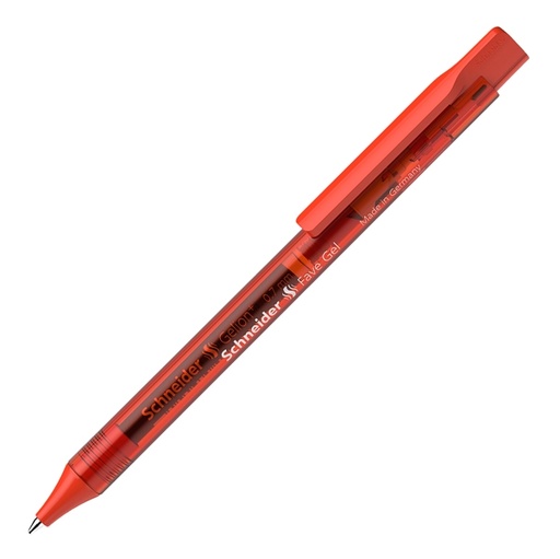 [D95122] Penna gel Fave punta 0.4mm rosso Schneider