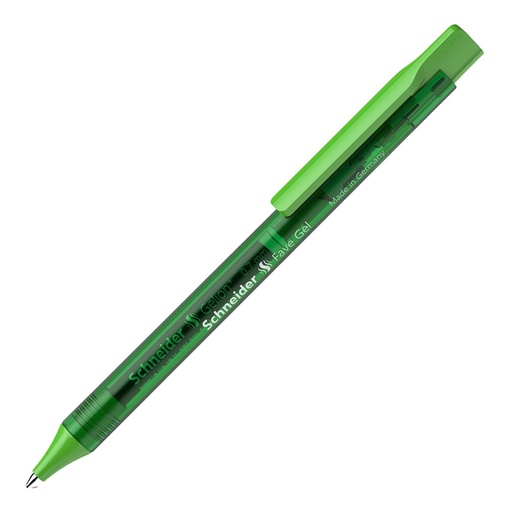 [D95124] Penna gel Fave punta 0.4mm verde Schneider