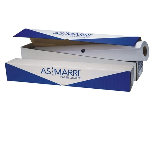 [D95142] Carta plotter inkjet bianco opaco 610mmx50mt 80gr J.80S 8657 ASMarri