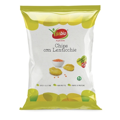 [D95157] Chips con lenticchie 35gr Vivibio