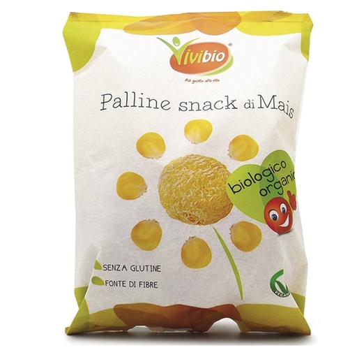 [D95158] Palline snack di mais 40gr Vivibio