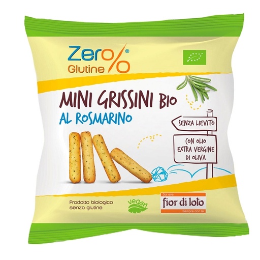 [D95162] Mini grissini al rosmarino monodose da 30gr Zer