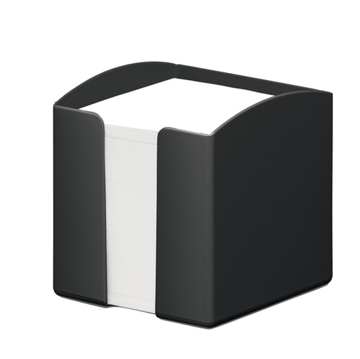 [D95185] Portamemo ECO Nero 100x105x100mm Durable