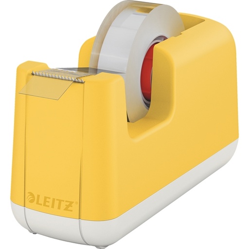 [D95278] Dispenser per nastro adesivo giallo Cosy Leitz