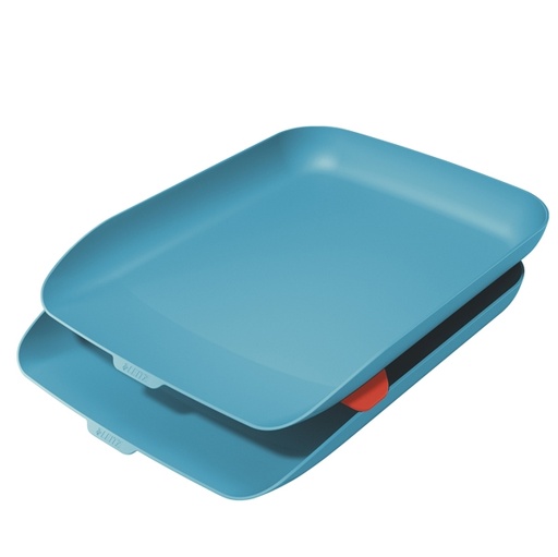 [D95285] Kit doppia vaschetta portacorrispondenza blu Cosy Leitz
