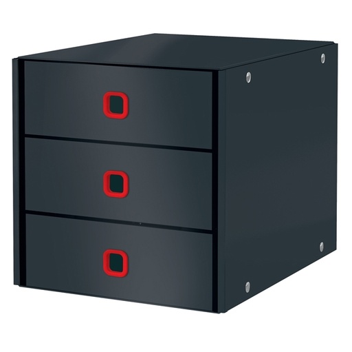 [D95295] Cassettiera 3 cassetti ClickStore grigio Cosy Leitz