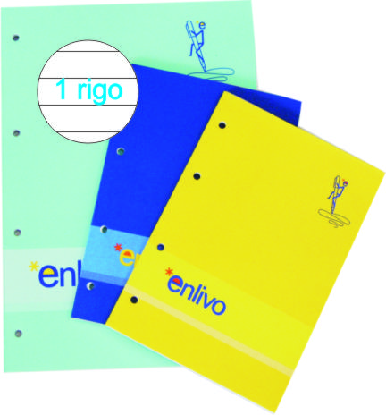 [050045] Blocco MANAGER ENLIVO A5 1R Pz 10 (fogli 4 fori)