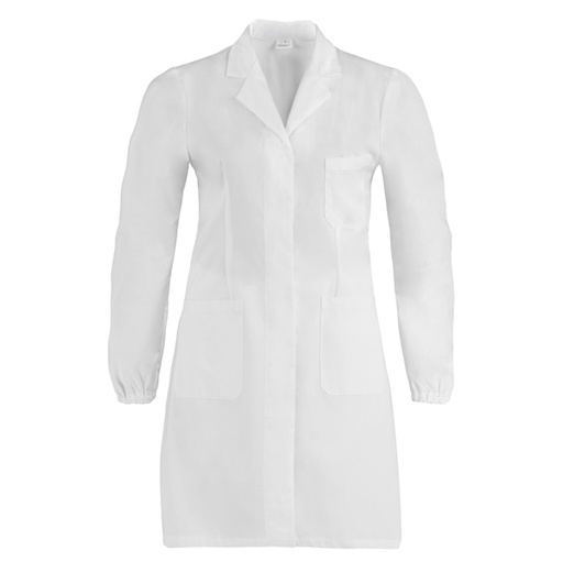 [D95355] Camice Isotta da donna Tg. L bianco