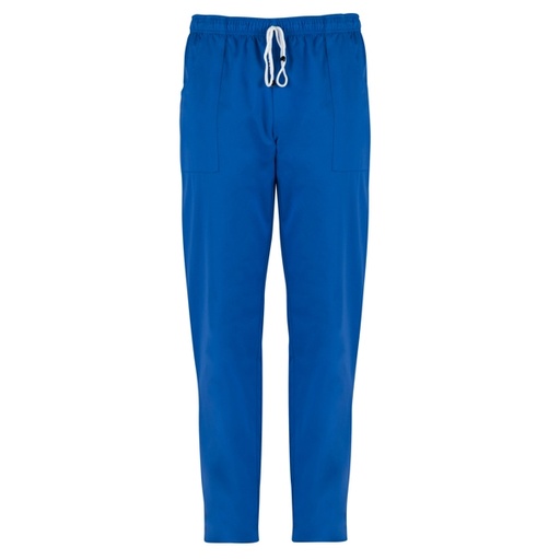 [D95382] Pantaloni Pitagora in cotone Tg. M bluette