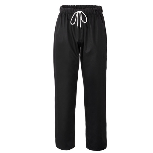 [D95439] Pantalone da cuoco Plutone Tg. L nero