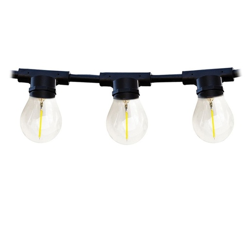 [D95502] Cavo portalampade da esterno 20mt con 20 punti luce Mod. Mimosa