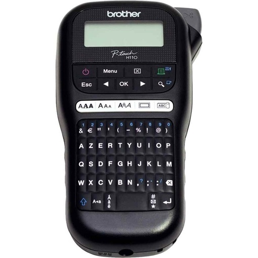 [DBRO-PT110] Etichettatrice palmare portatile, nastri serie TZe da 3.5 a 12 mm. Tastiera QWER