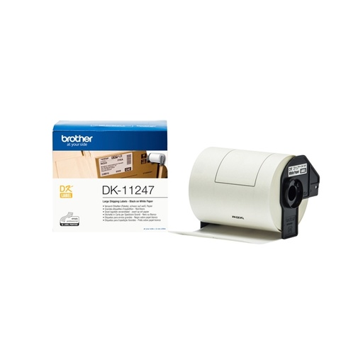 [DBRODK11247] Etichette ades in carta Nero/Bianco103.6 mm x 164.3 mm per QL1100/1110NWB