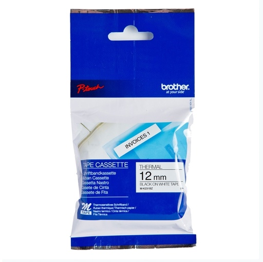 [DBROMK231BZ] NASTRO MK231 12MMX8MT NERO/BIANCO