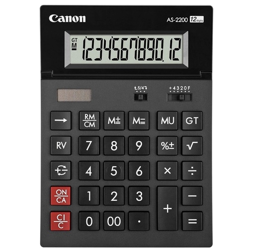 [DCANAS2200] CALCOLATRICE DA TAVOLO CANON AS-2200 HB