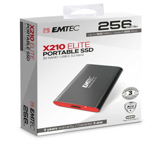 [DEMTD256GX210] Emtec X210 External 256GB