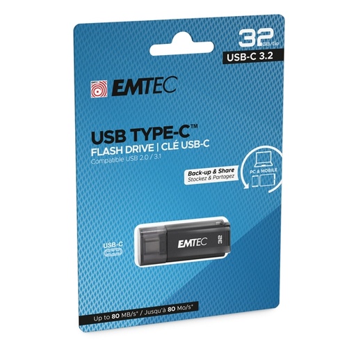 [DEMTD32GD403] Emtec USB3.2 Type-C D400 32GB