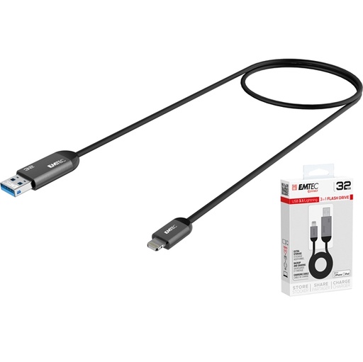 [DEMTD32GT753A] USB3.1 DUO Lightning Charge T750 32GB