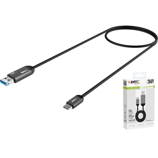 [DEMTD32GT753C] USB3.1 DUO Type-C Charge T750 32GB