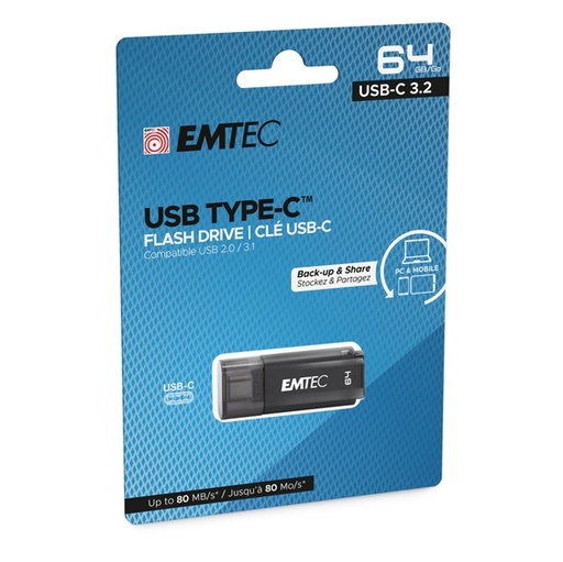 [DEMTD64GD403] Emtec USB3.2 Type-C D400 64GB
