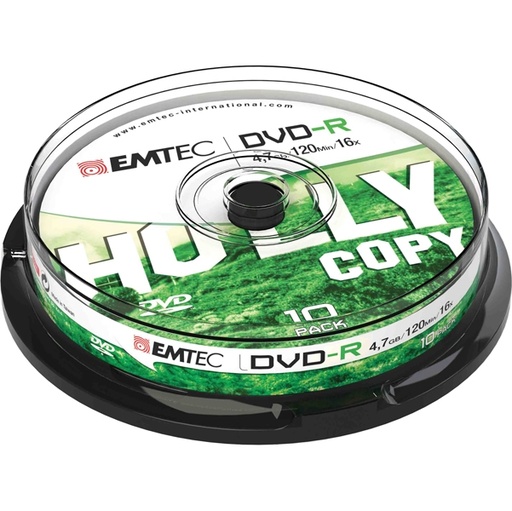 [DEMTVR471016CB] DVD-R EMTEC4,7GB 16X SPINDLE (kit 10zp)