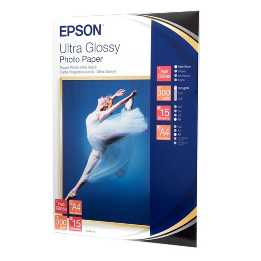 [DEPSS041927] CARTA FOTOGRAFICA LUCIDA ULTRA 15fg 210x297mm A4 300gr EPSON