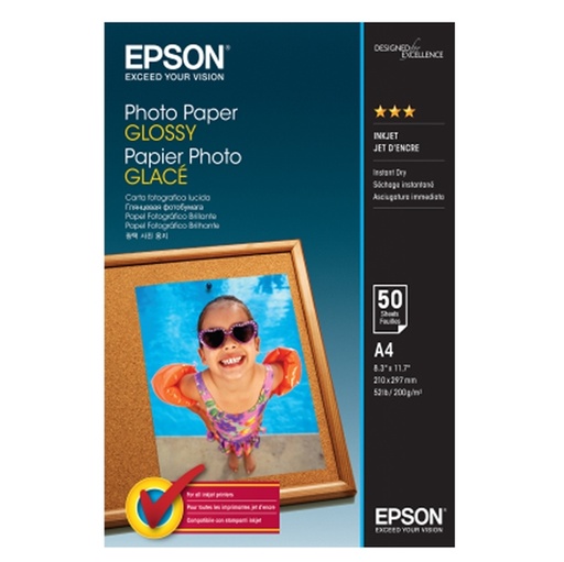 [DEPSS042539] CARTA FOTOGRAFICA LUCIDA GOOD 50fg 200gr 210x297mm A4 EPSON