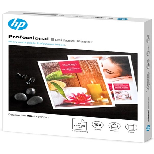 [DHP7MV79A] Confezione da 100 fogli carta per getto d'inchiostro HP opaca professionale A4