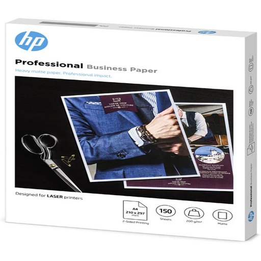 [DHP7MV80A] Confezione da 100 fogli carta fotografica HP opaca professionale A4/210 x 297 mm