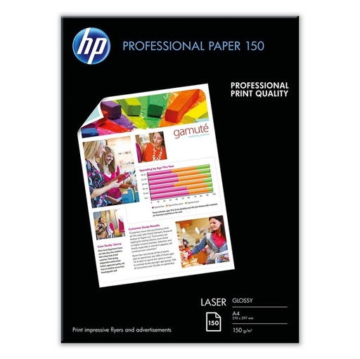[DHPCG965A] RISMA 150 FG HP PROFESSIONALE GLOSSY PAPER 150g/ m2 A4 LASER