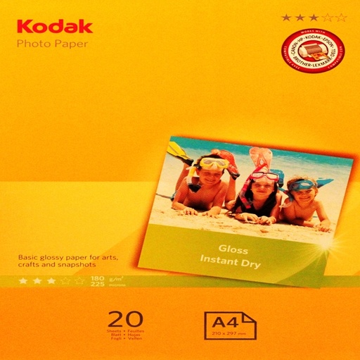 [DKOD5740512] Kodak Photo Gloss 180gr A4 -20 fogli